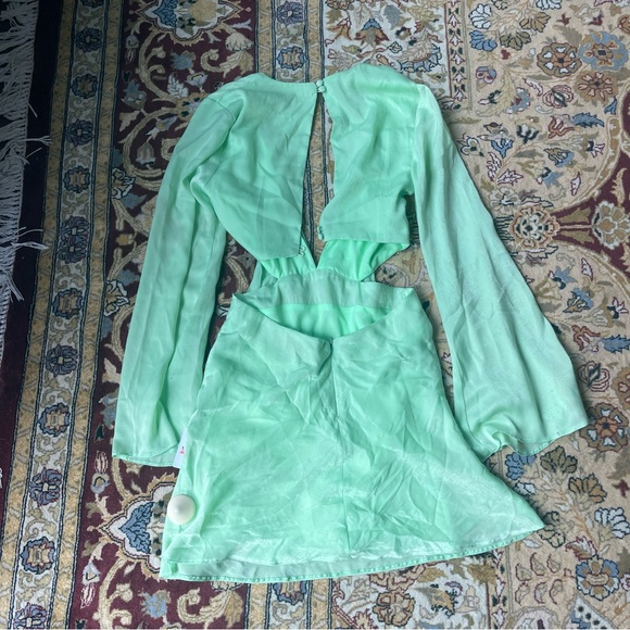 ASOS Green Dress NWT - Picture 9 of 11